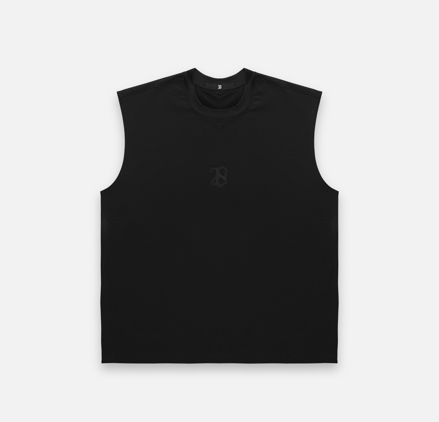BLACK ON BLACK MESH TANK - 28 CLUB