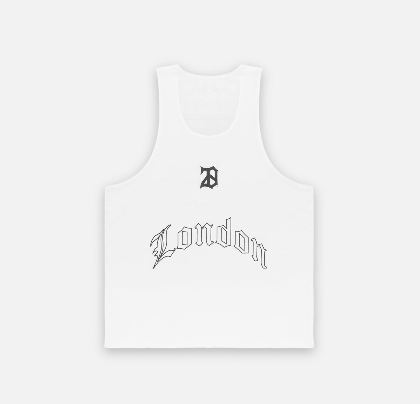GO FAST SINGLET WHITE - 28 CLUB