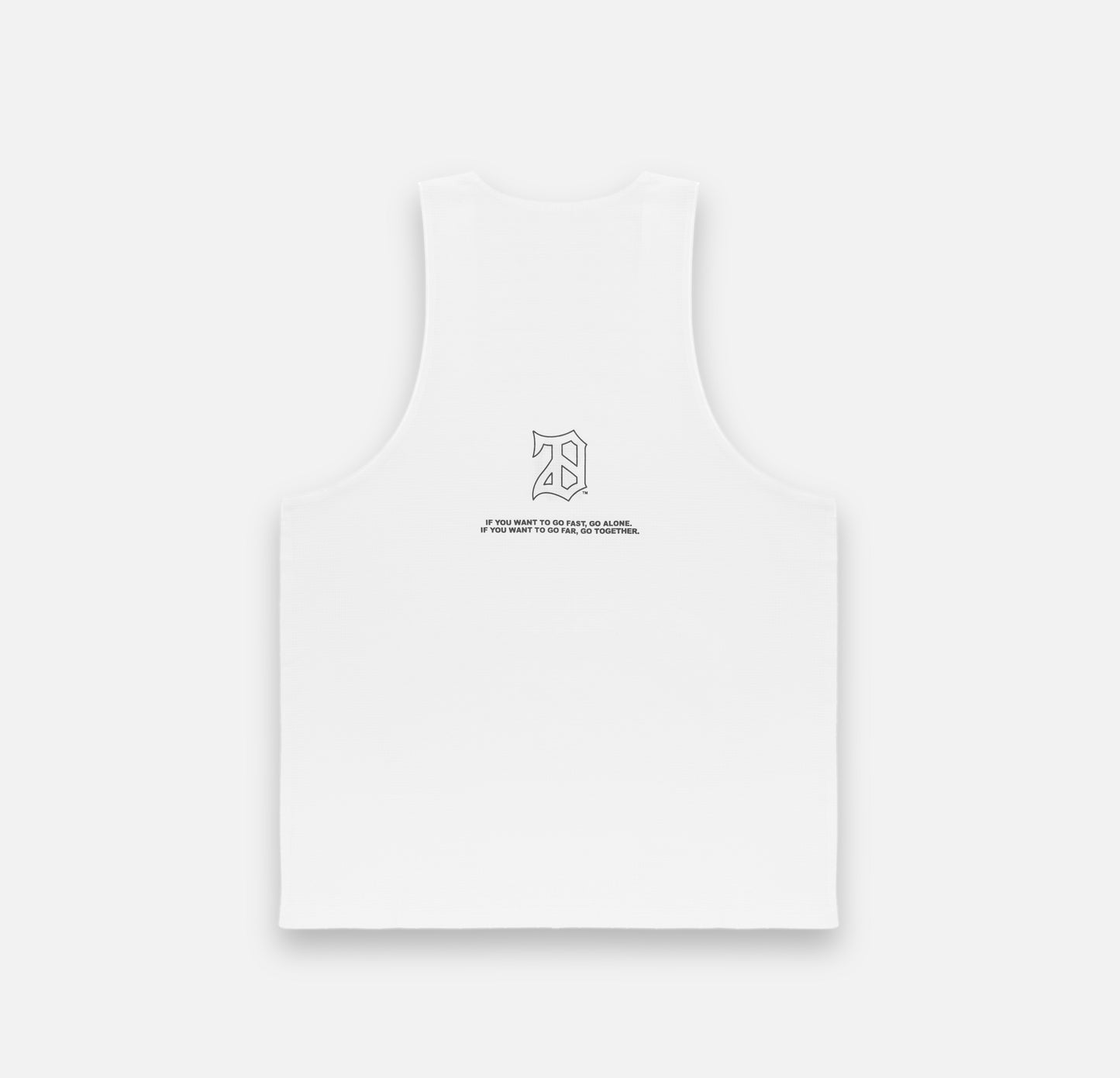 GO FAST SINGLET WHITE - 28 CLUB