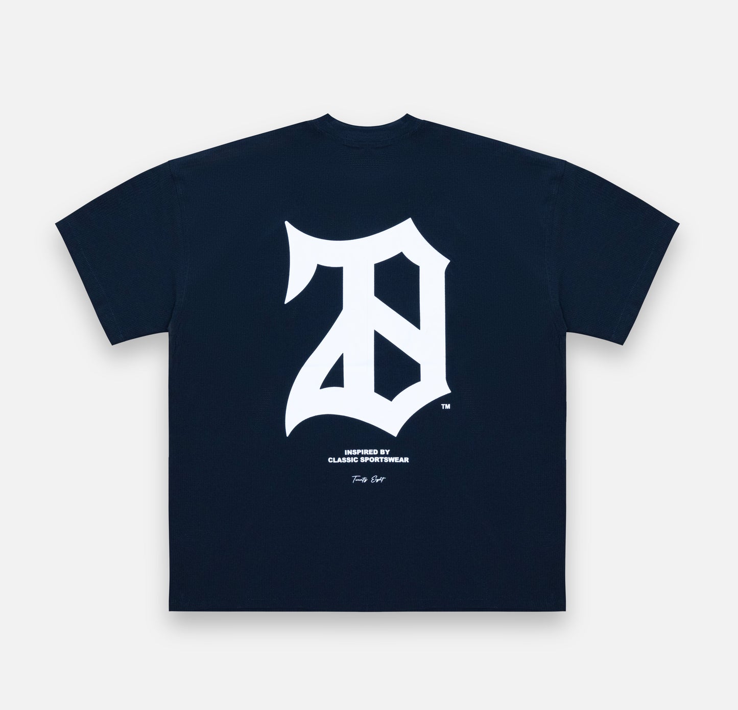 NAVY MESH T - SHIRT - 28 CLUB
