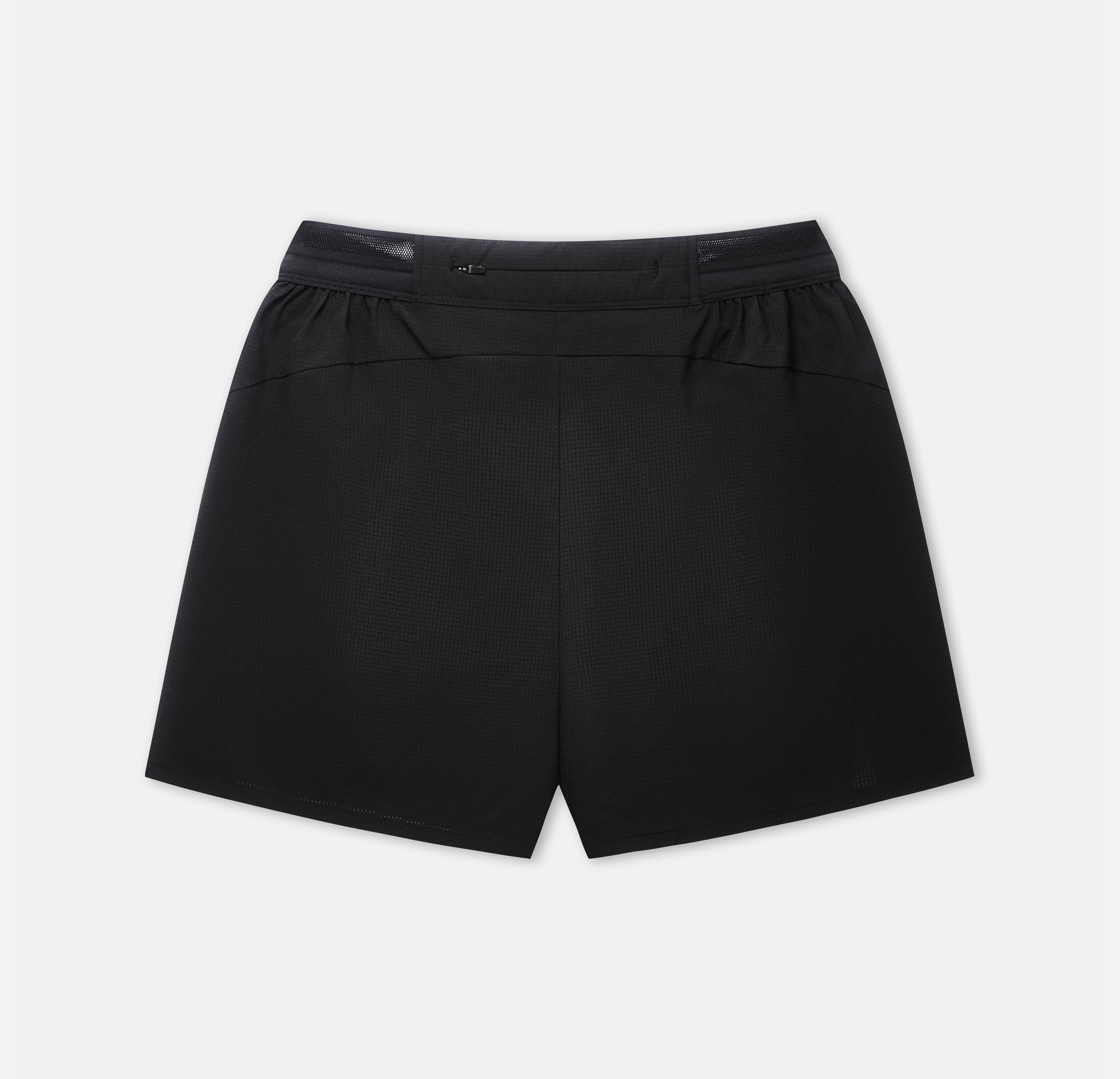 5 INCH SPLIT SHORTS BLACK