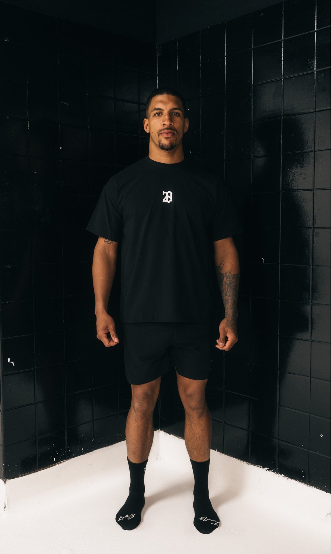 BLACK MESH SHORTS - 28®