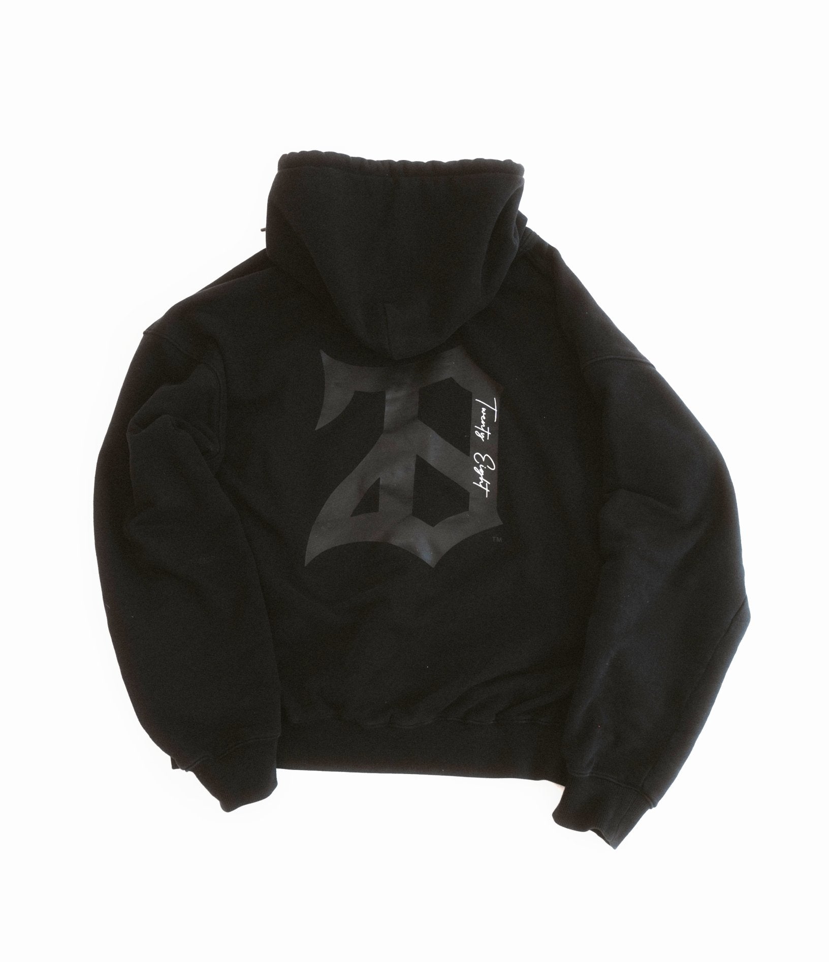 BLACK ON BLACK HYRBID HOODIE - 28®