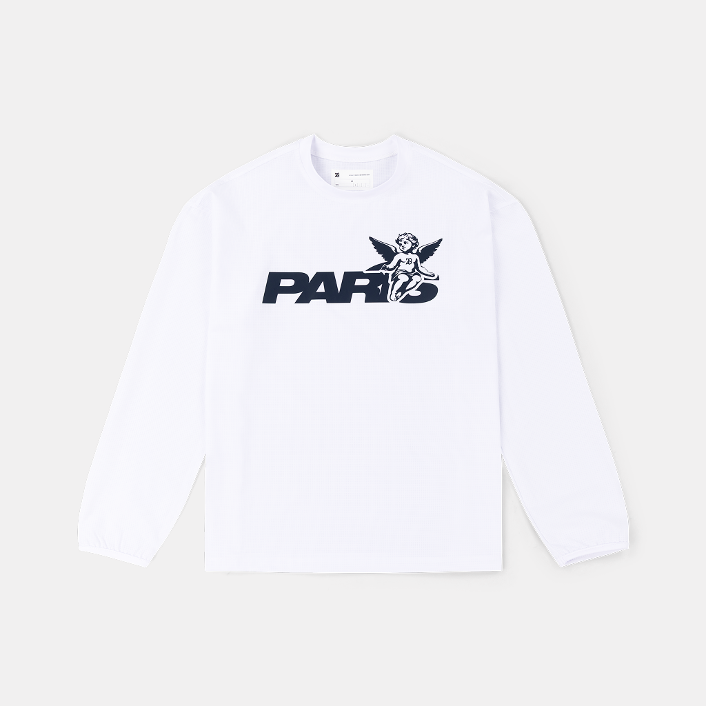 PARIS MESH LONG SLEEVE T-SHIRT