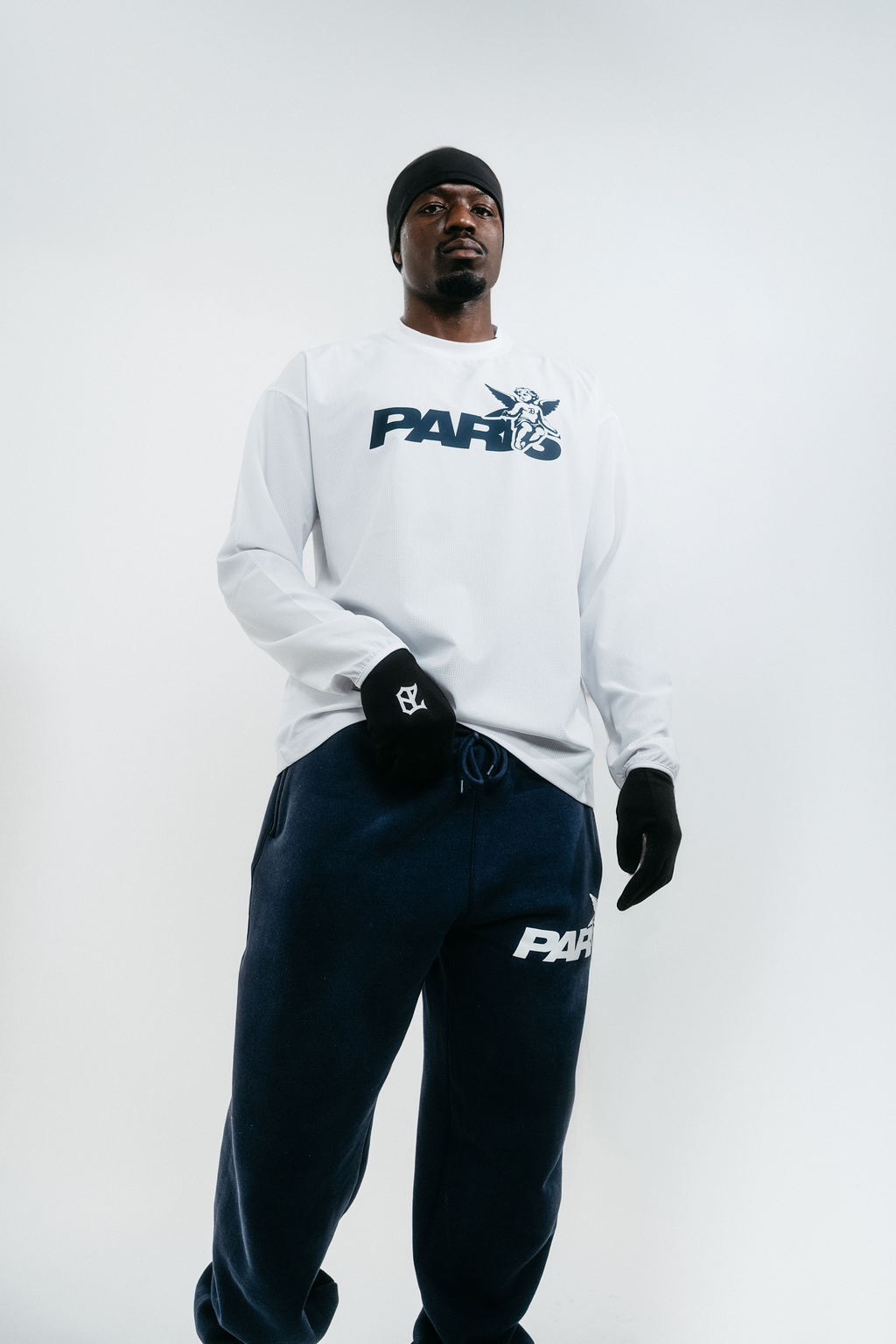 PARIS MESH LONG SLEEVE T-SHIRT