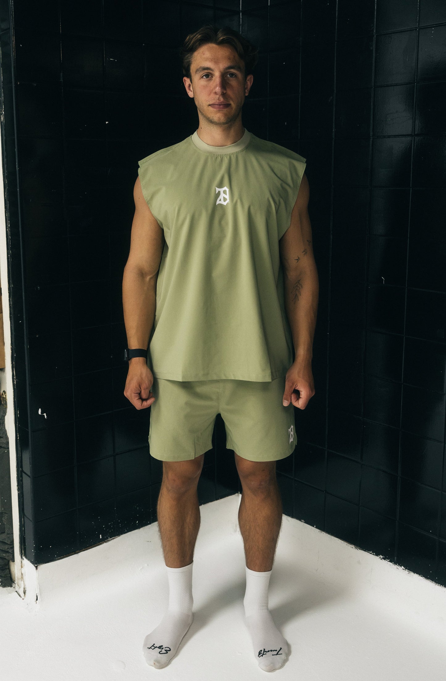 OLIVE GREEN MESH TANK - 28®