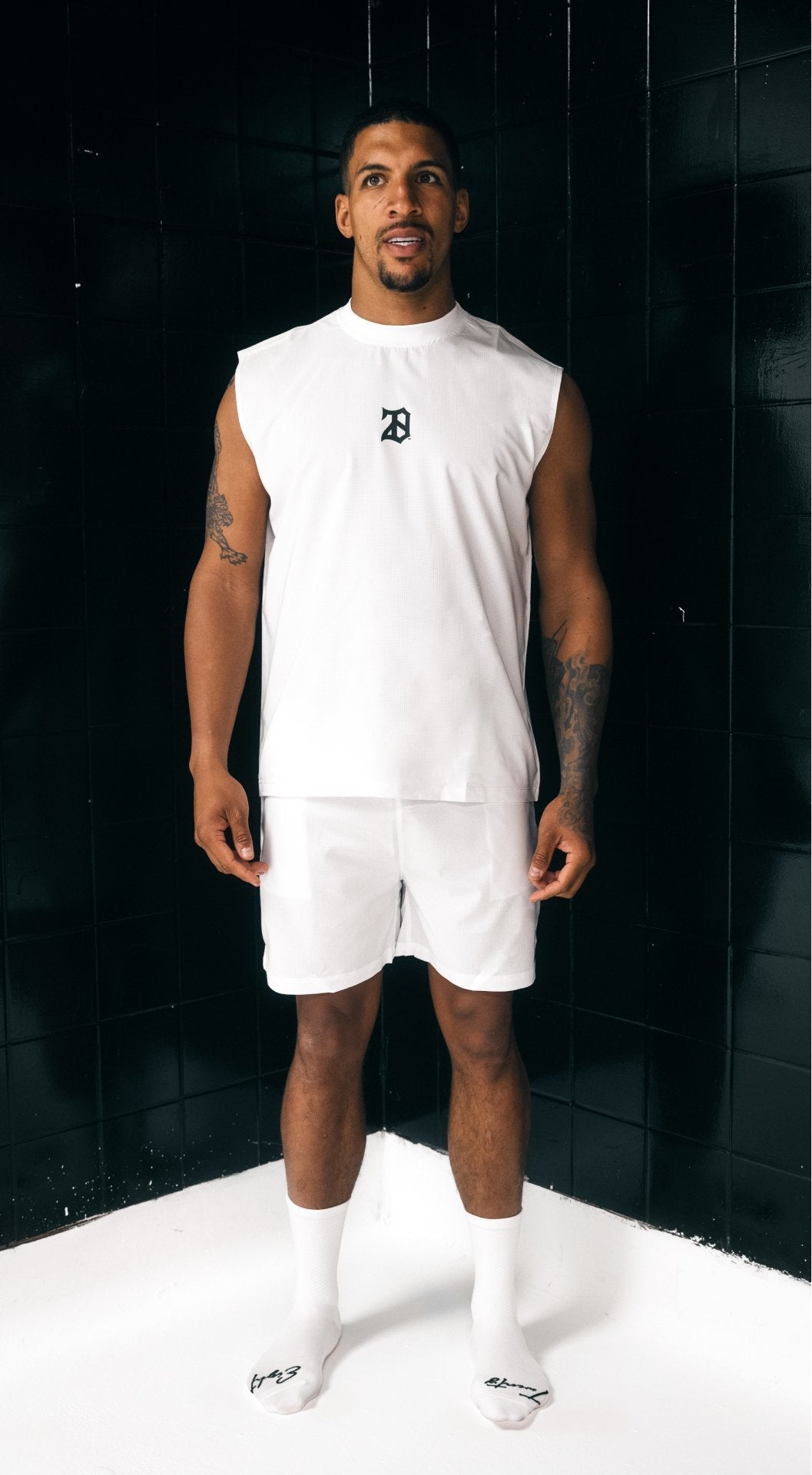 WHITE MESH TANK - 28®