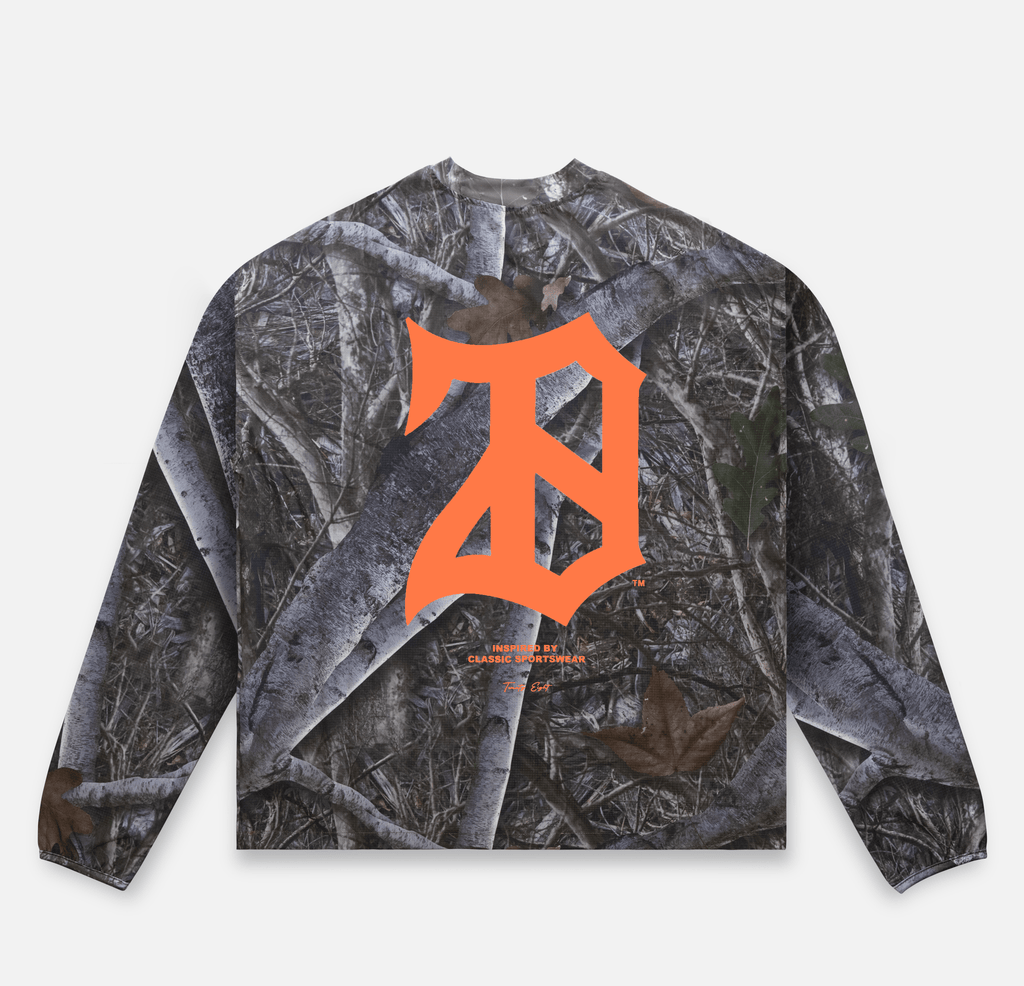 WOODLAND MESH LONG SLEEVE ORANGE - 28 CLUB