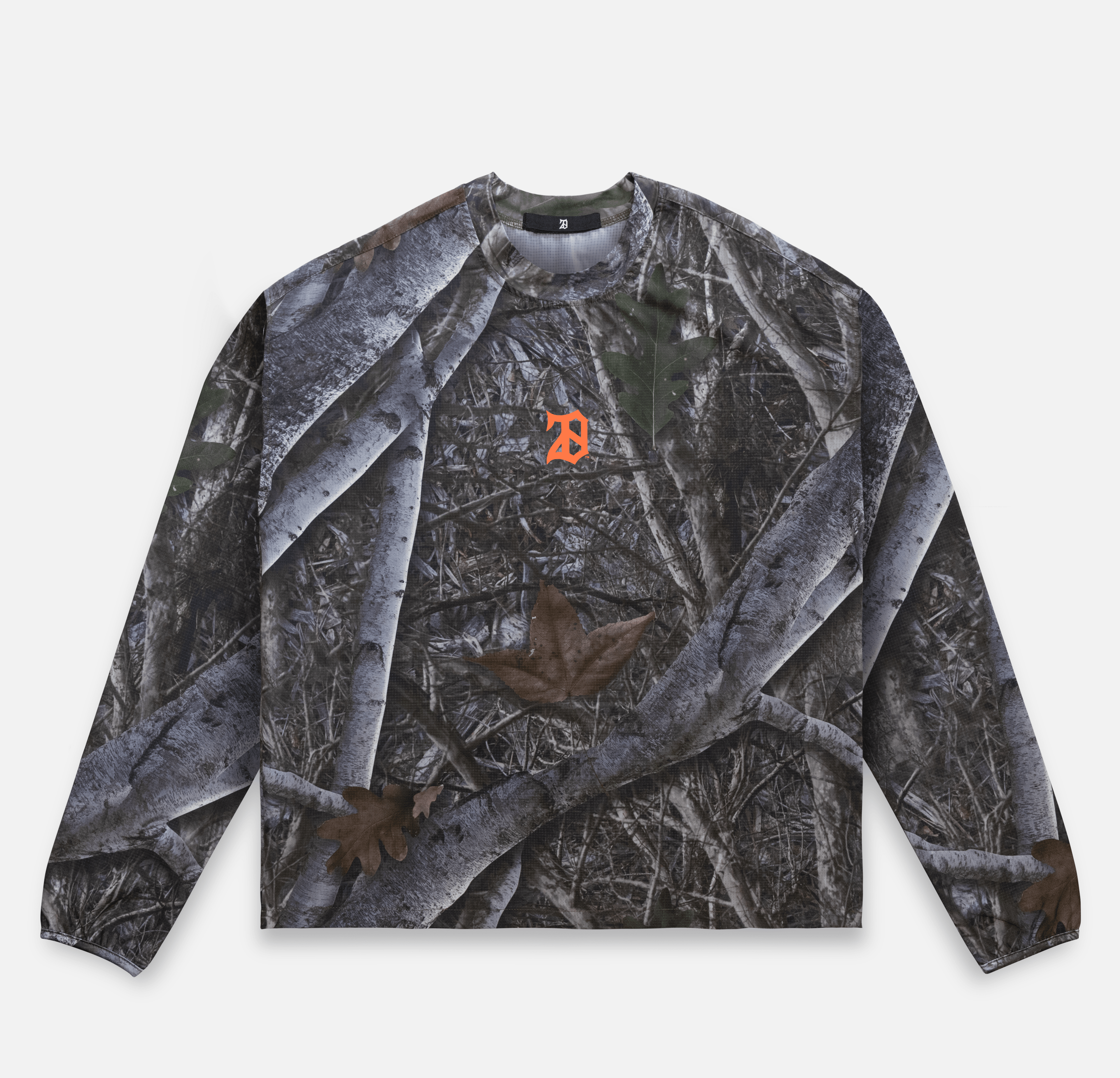 WOODLAND MESH LONG SLEEVE ORANGE - 28 CLUB